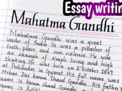Mahatma Gandhi essay,