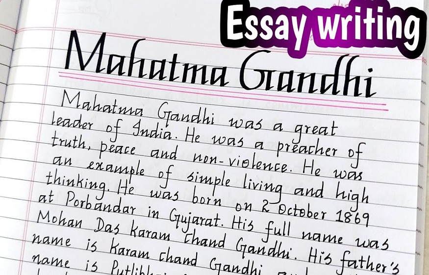 Mahatma Gandhi essay,